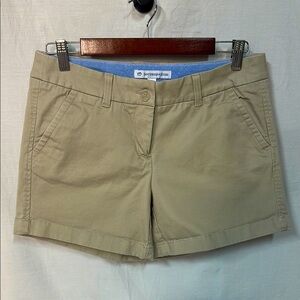 Southern Tide Tan 5” Caroline Shorts Classic Style